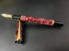 美品！パーカー デュオフォールド シニア ビッグレッド 万年筆 - メルカリ
