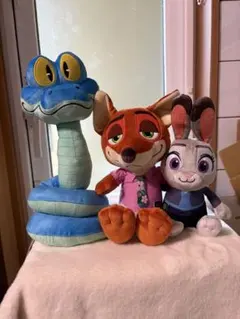 ズートピア2 ぬいぐるみ　 ニック　ジュディ　ゲイリー