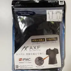 AXF　アクセフ　メンズ　クルーネックTシャツ　半袖　ブラック　Mのサムネイル