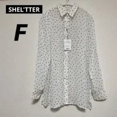 SHEL'TTER シェルター　ドット柄　シアー　ブラウス　トップス　レディースのサムネイル