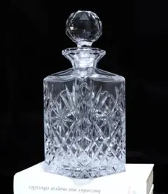 オールド・バカラ上級作品 19世紀 24cm 青色被せ装飾特大切子鉢