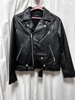 JOURNAL STANDARD ブラックレザーライダースジャケット