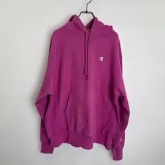 S00089Champion Reverse Weave パーカー L ピンク