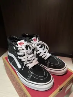 VANS Sk8-Hi ブラック/ホワイト 23.5