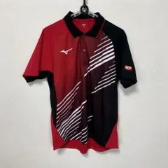 Mizuno 卓球ウェア Mサイズ レッド/ブラック