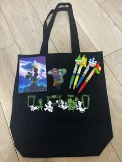USJ スーパーマリオ グッズセット トートバッグ ペン
