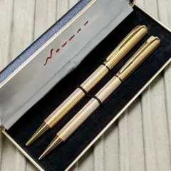 NEWMAN ニューマン　カノエ　シャーペン　ボールペン　セット　ゴールド