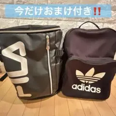 【2点+1】adidasリュック ブラック 大容量 通学 A4 バックパック