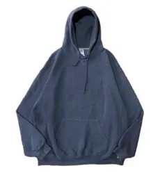 【vintage❗️】 90s ラッセル スウェットパーカー グレー系 無地 XL