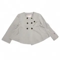 MINIMUMUM ベージュ ダブルジャケットコート 花柄裏地 S〜M 春物