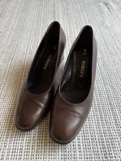 【気まぐれ値下】HIROFU レザーパンプス　24.5のサムネイル