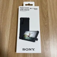 新品未使用SONY XPERIA5Ⅲスタイルカバー スタンド付き ブラック