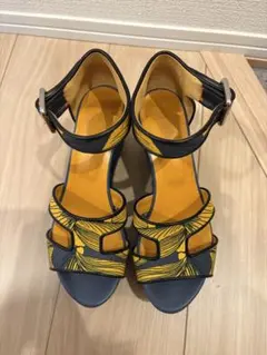 HERMES エルメス ウェッジソール サンダルのサムネイル