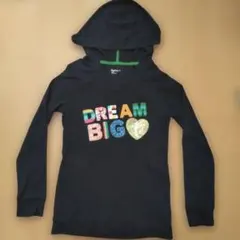 ◾️キラキラのスパンコール◾️GAP KIDS フード付きネイビー長袖カットソー