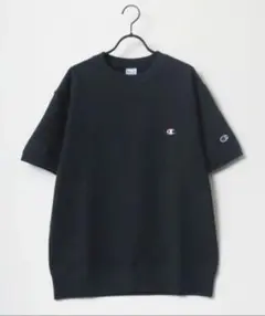 Champion ロゴワッペン ワンポイント刺繍 半袖スウェット ユニセックス