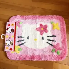 新品　サンリオ　キティ　カオハナ　平成　バスマット　ラグ　インテリア　当時物のサムネイル