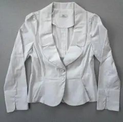 NETTO di MAMMINA ホワイト テーラードジャケット　Mサイズ