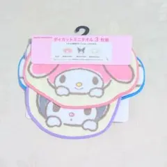 ラスト❗サンリオ❤マイメロ❤クロミ❤シナモロール❤ダイカットミニタオルセット