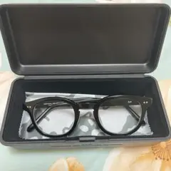 Zoff ボストン型メガネ ブラック ケース付き
