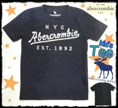 アバクロ　キッズ　半袖　Ｔシャツ　筆記体ロゴ　7/8　130cm 　正規品