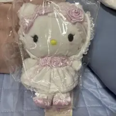 ハローキティぬいぐるみ ホワイトフリル サンリオ
