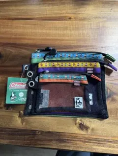 チャムス&Coleman アウトドアポーチ 3つセット