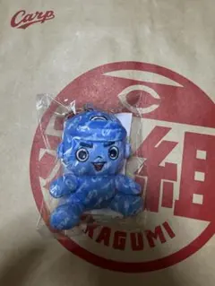 カープ坊やマスコットキーホルダー 青