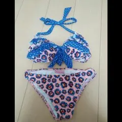 REBECCA TAYLOR 水玉　花柄　青