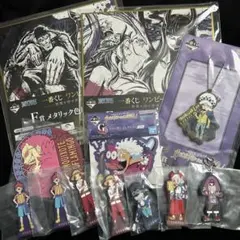 ワンピース 一番くじ　色紙＆ステッカー＆ラバーストラップ