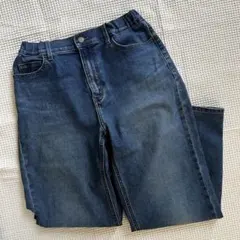 ユニクロ キッズ ワイドジーンズ 150cmのサムネイル