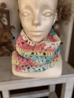 手編みスヌード