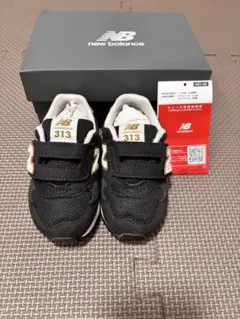 New Balance 313 ベビーシューズ 12.5cm ブラック