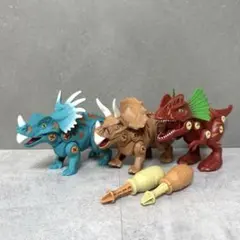 新品！知育玩具 DIYTOY DINOS 3個セット 恐竜おもちゃ