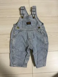 OshKosh B'Gosh ストライプオーバーオール