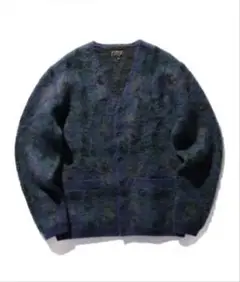 BEAMS PLUS / ボタニカル ジャカード カーディガン