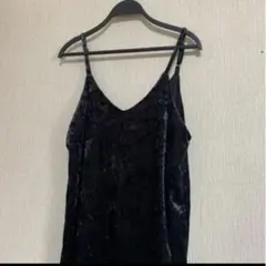 新品！ベロアキャミワンピース　Mサイズ