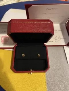 Cartier カルティエ　ラブ　ピアス　美品　k18 ＹＧ　750 バーベル Cartier カルティエ ラブ ピアス 美品 k18 YG 750 バーベル