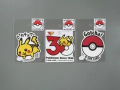 ⭐︎ラスト1点⭐︎ビーサイドレーベル　ピカチュウ30周年　ステッカーセット