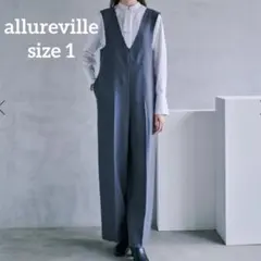 【極美品】allureville アルアバイル　Vネックオールインワン　Sのサムネイル