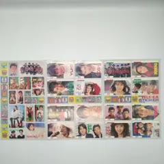【昭和レトロ★希少】明星 1987年昭和62年3月号 付録 アイドル ステッカー