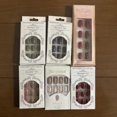 shein ネイルチップ6種　まとめ売り