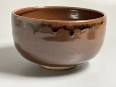 陶芸作家もの　鉄釉抹茶茶碗　骨董　アンティーク　和食器