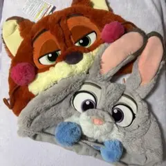 ディズニー　ファンキャップ　ニック　ジュディ　ズートピア　2点セット