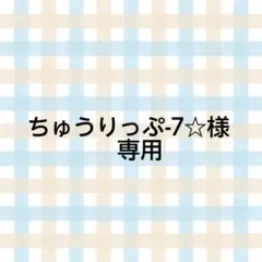 ちゅうりっぷ-7☆様　専用