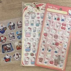 ハローキティ　立体シール　ウォーターシール