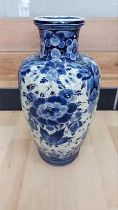 D-2 蛸唐草染付 陶器 テーブルランプ ビンテージ 昭和レトロ スタンド 