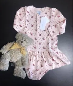 【新品・タグ付き】ラルフローレン 12M ブルマ付き花柄ワンピース　80cm