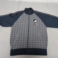 レア物美品ミッキーマウス チェック柄 ジャージ