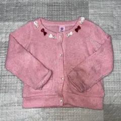 キッズ服(女の子)長袖カーディガン　100cm