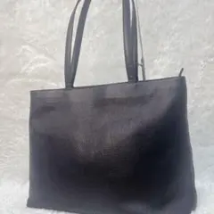 美品✨HUSHTAG スマートトート ネイビー マチあり A4 大容量 肩掛け可